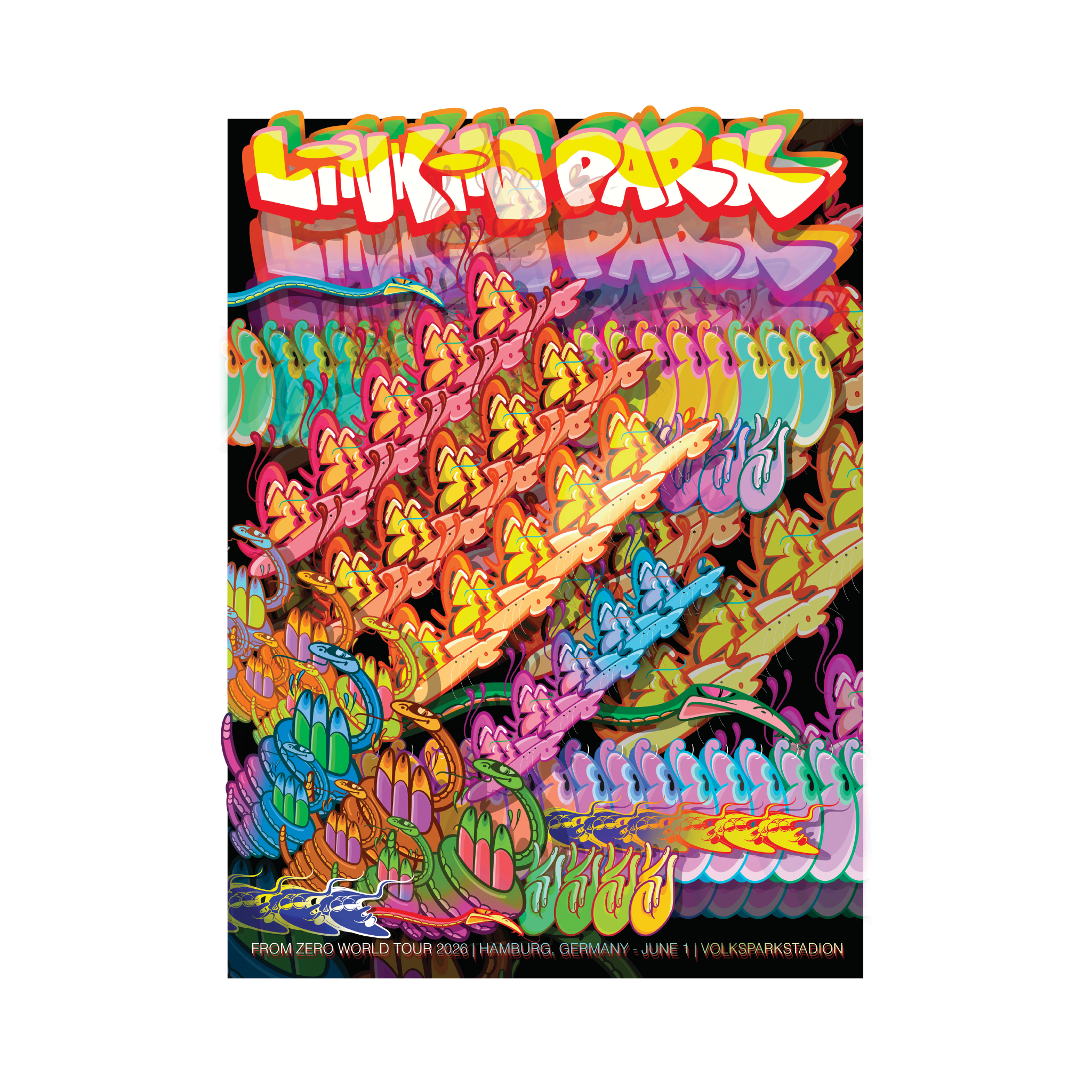 FZ 2026 Tour Hamburg Poster (June 1st) - RIME – Linkin Park UK
