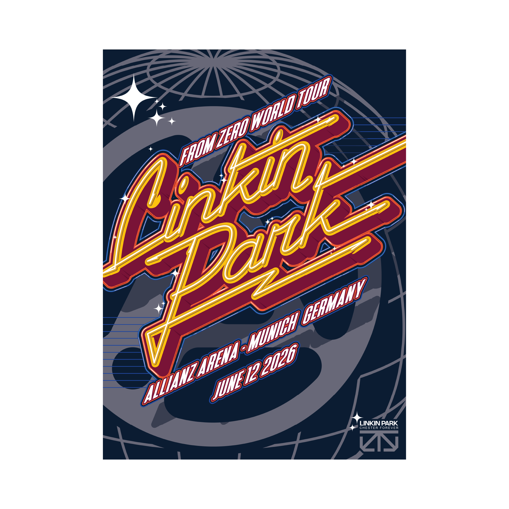 FZ 2026 Tour Munich Poster (June 12th) - Casey Zoltan – Linkin