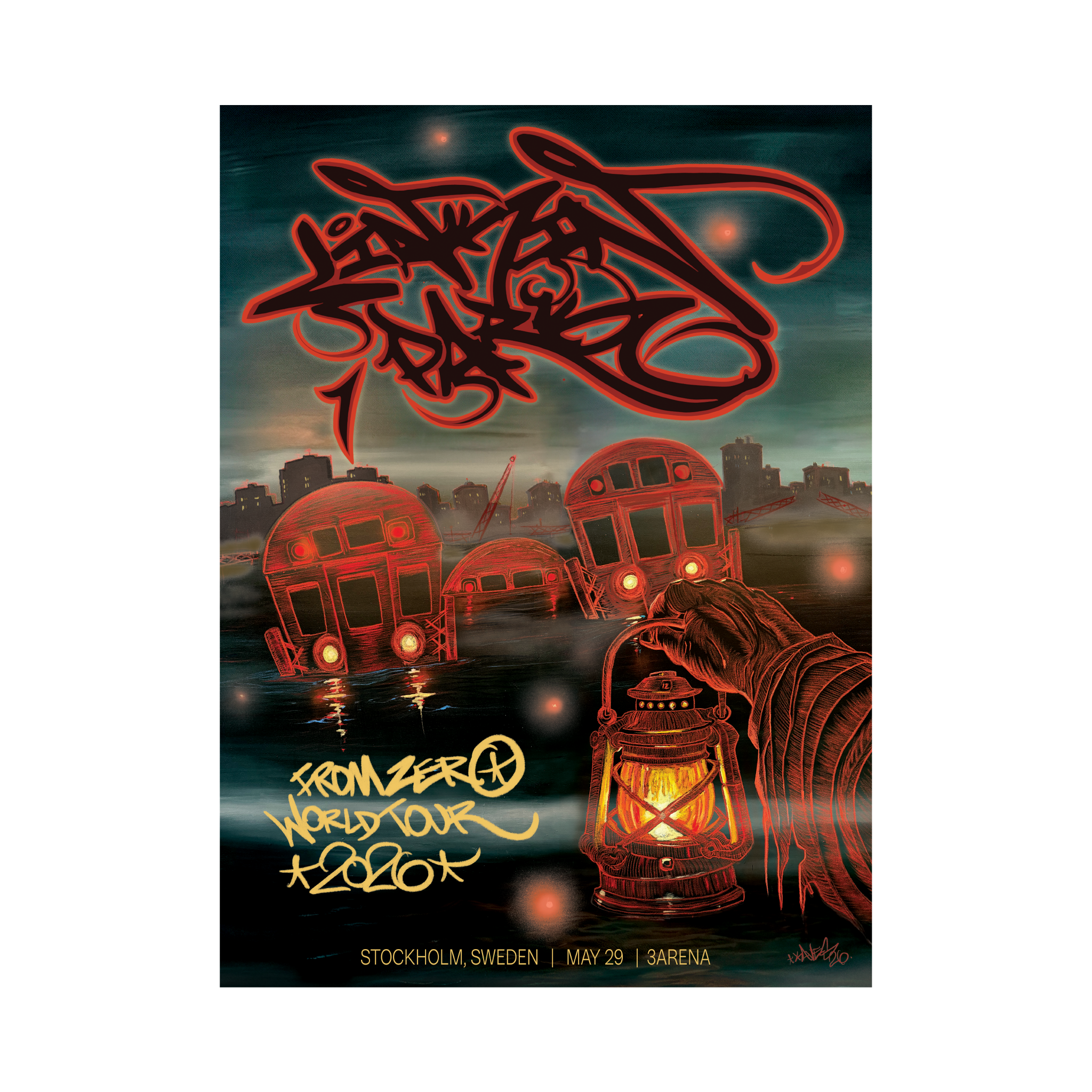 FZ 2026 Tour Stockholm Poster (May 29th) - KAVES – Linkin Park UK