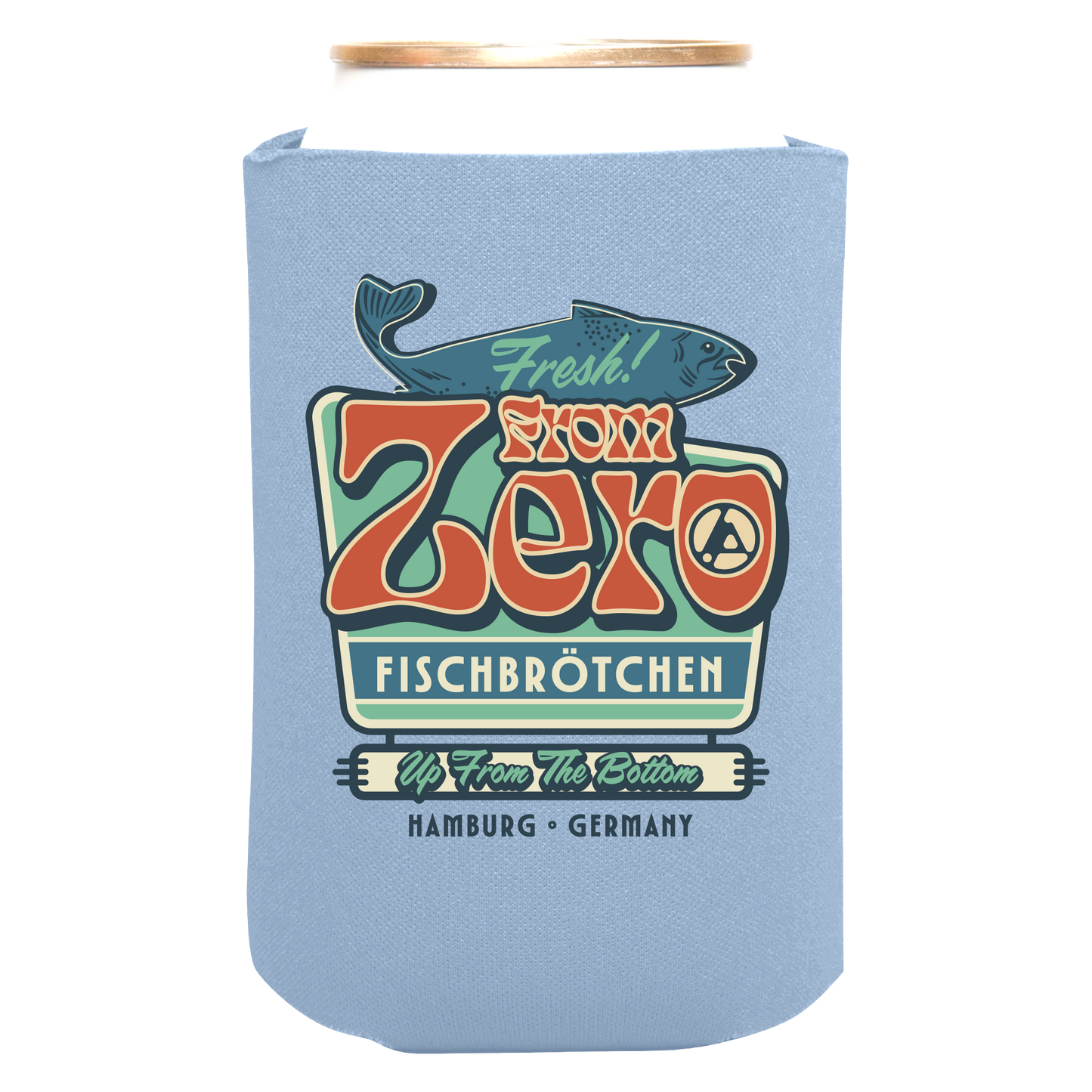 From Zero Fischbrötchen Koozie