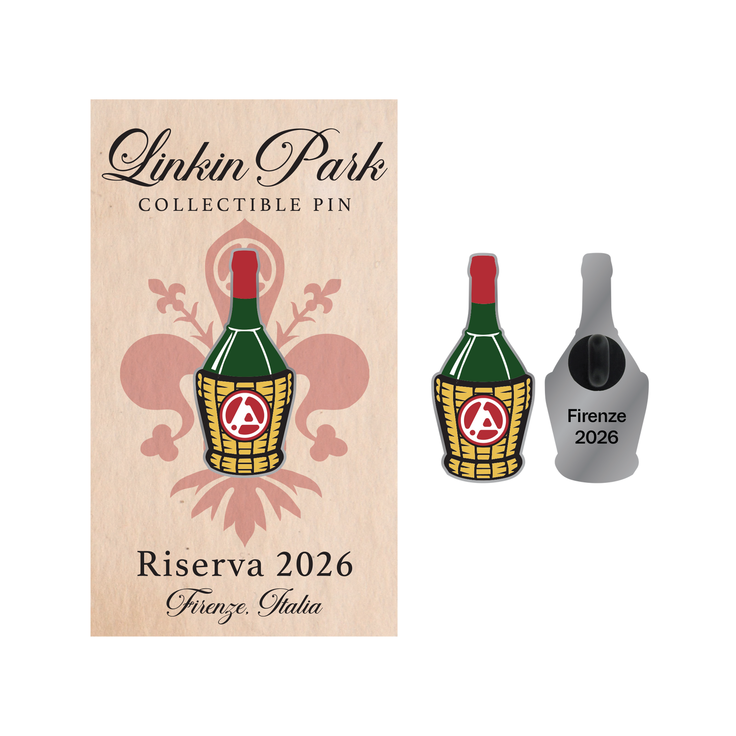 Chianti Wine Pin
