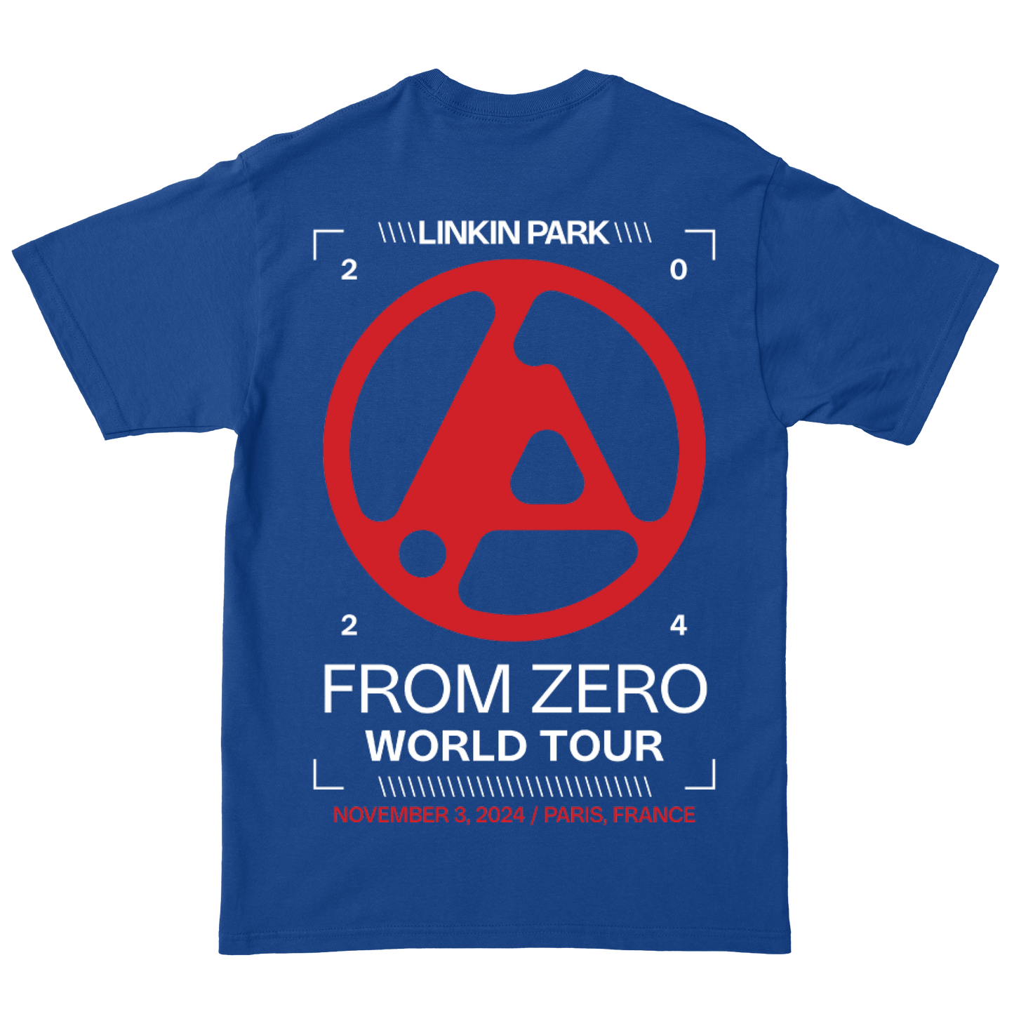 FZWT Paris Deep Royal Tour Tee