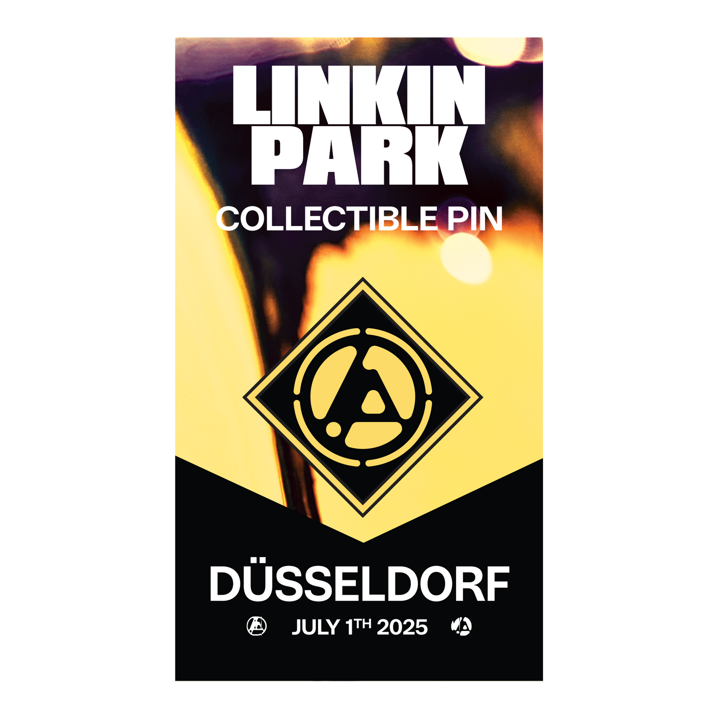 LP FZ Dusseldorf Enamel Pin + Black Lanyard Bundle Pack (July 1st)