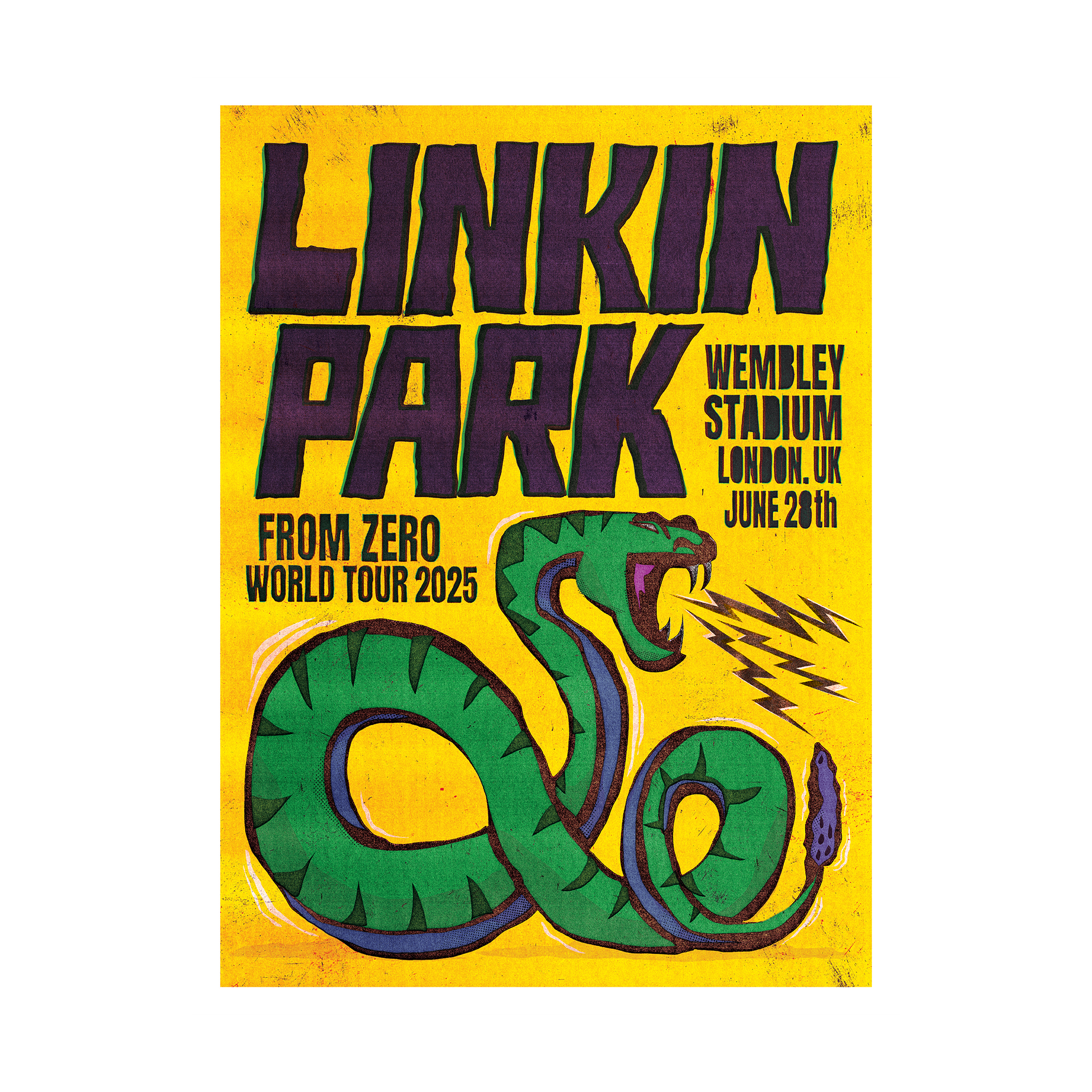 LINKIN PARK FROM ZERO WORLD TOUR ポスター Linkin Park From Zero World Tour 2025 Berlin Germany
