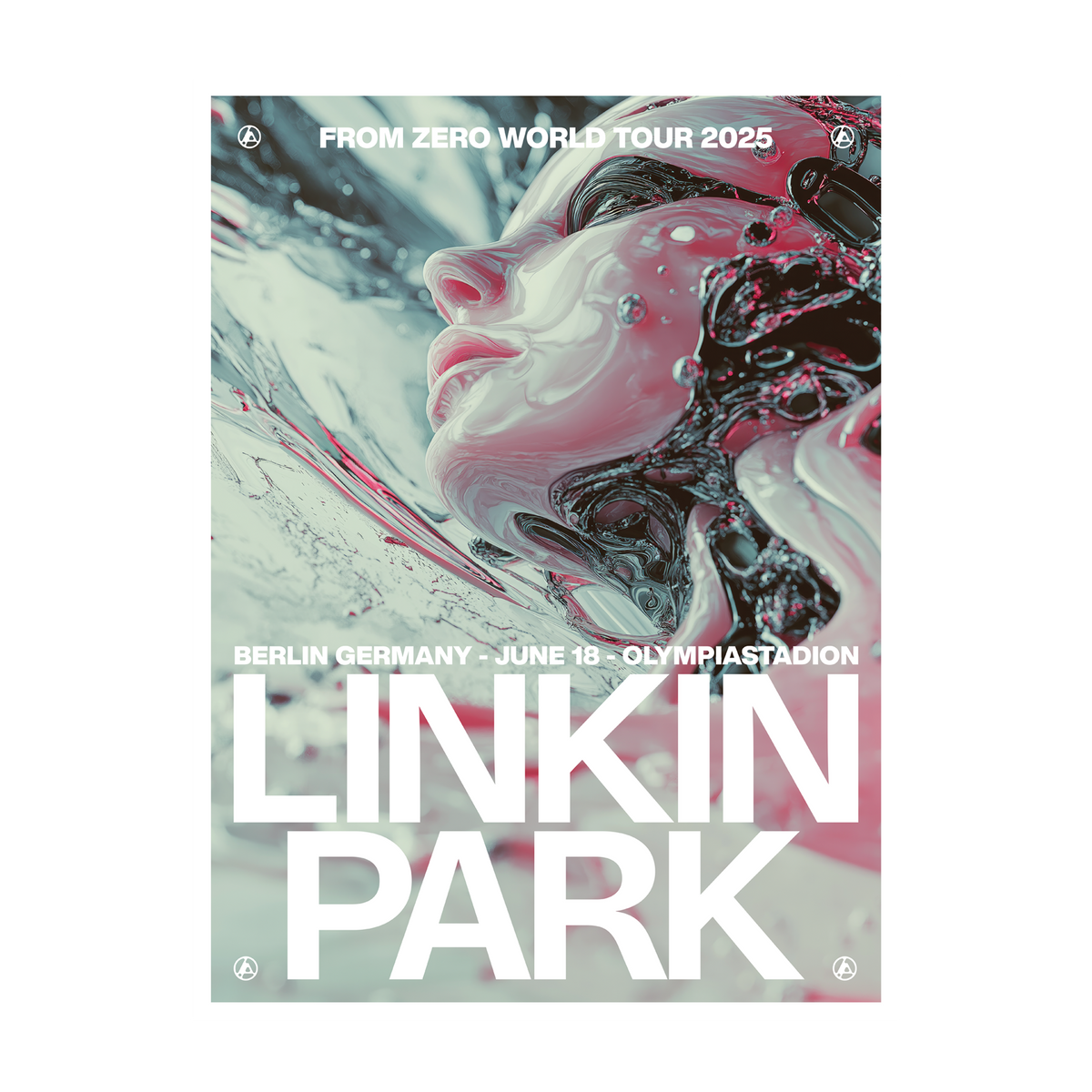 FZ 2025 Tour Berlin Poster (June 18th) - PJ Richardson – Linkin FZ 2025 Tour Berlin Poster (June 18th) - PJ Richardson – Linkin