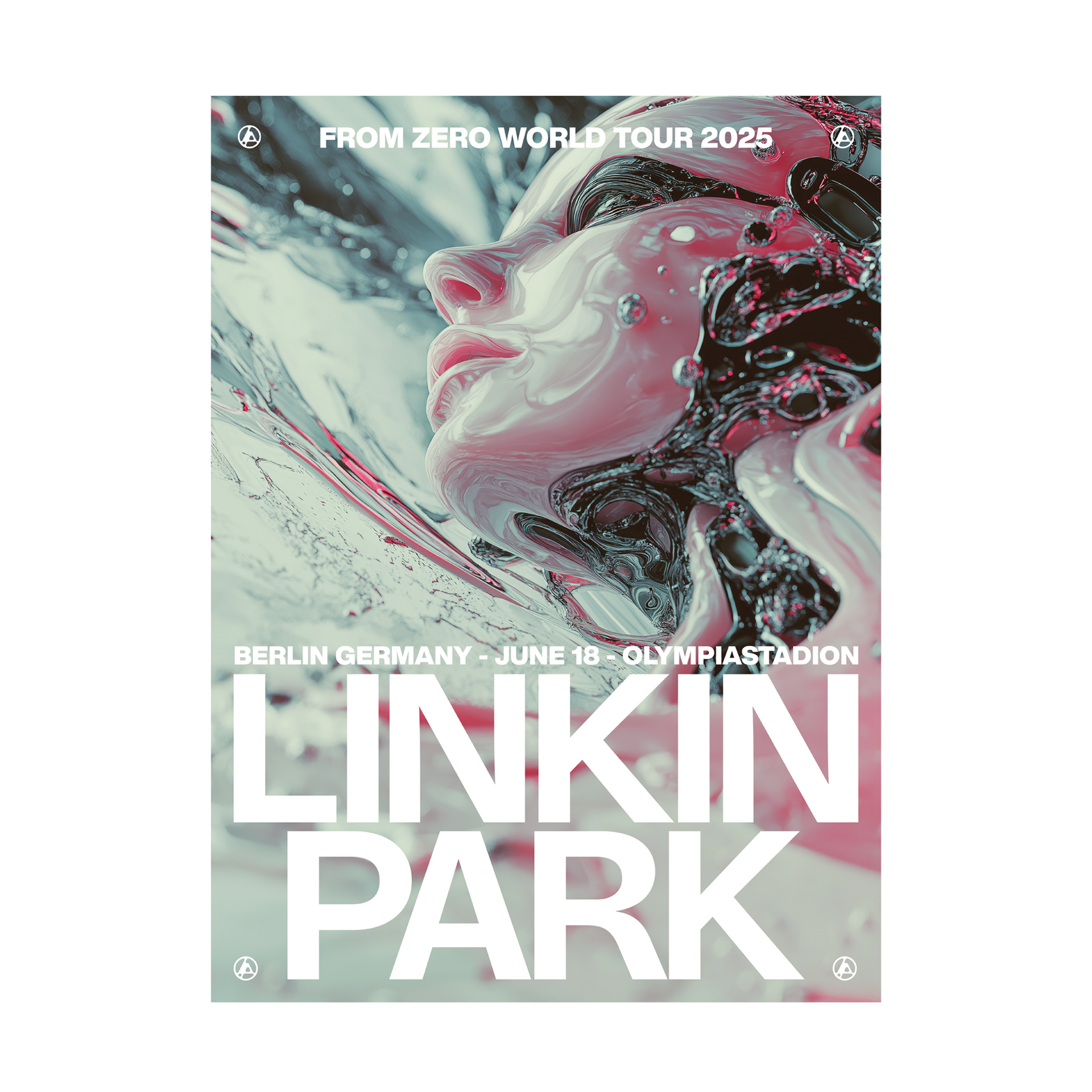 FZ 2025 Tour Berlin Poster (June 18th) - PJ Richardson – Linkin