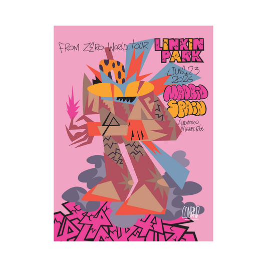 FZ 2026 Tour Madrid Poster (June 23rd) - Conrad Flórez