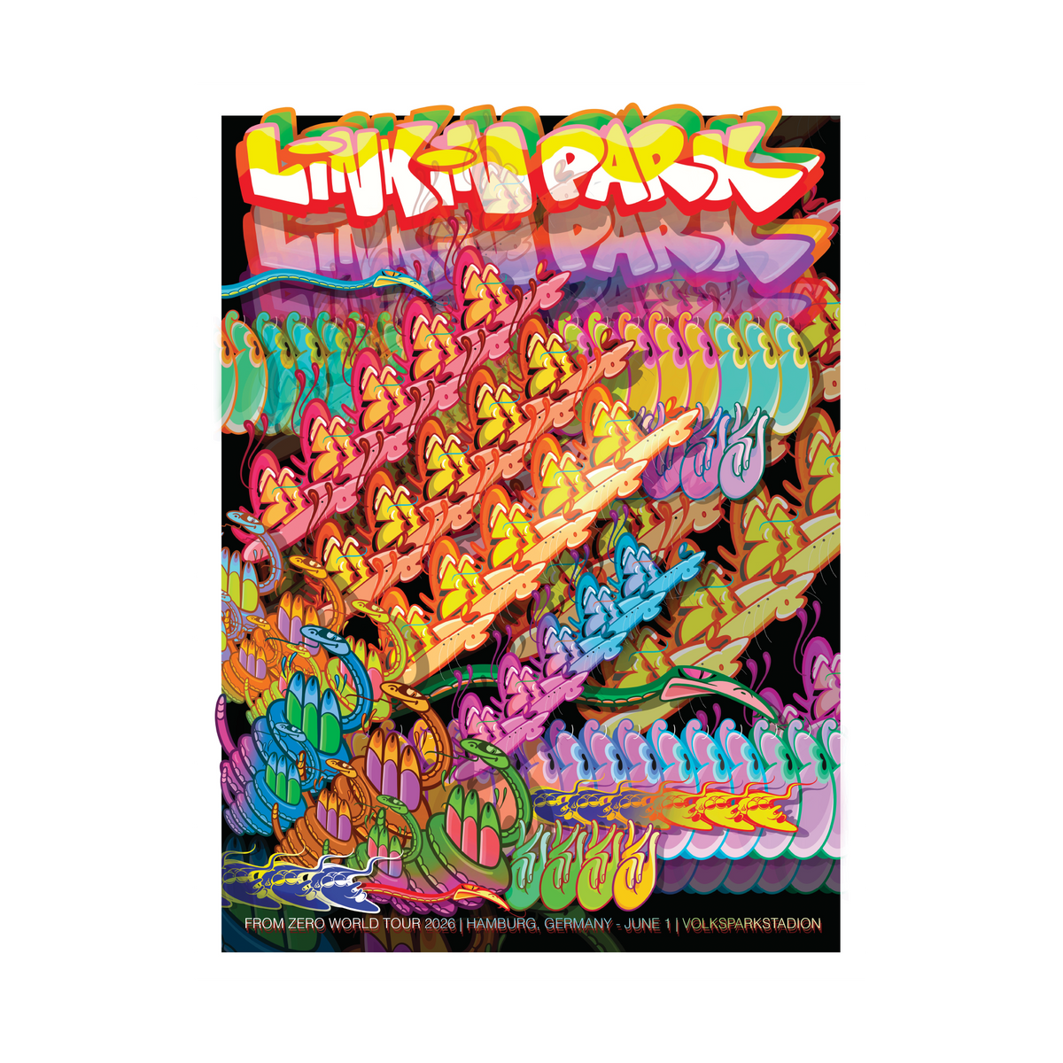 FZ 2026 Tour Hamburg Poster (June 1st) - RIME – Linkin Park UK