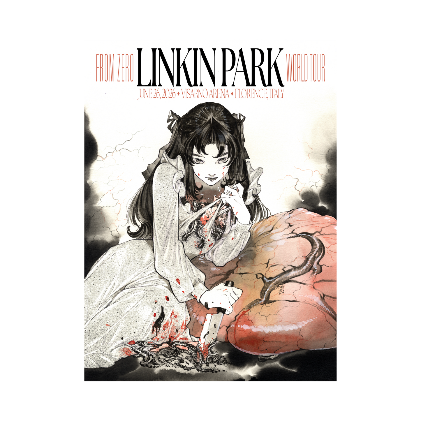 FZ 2026 Tour Florence Poster (June 26th) - Peach Momoko – Linkin