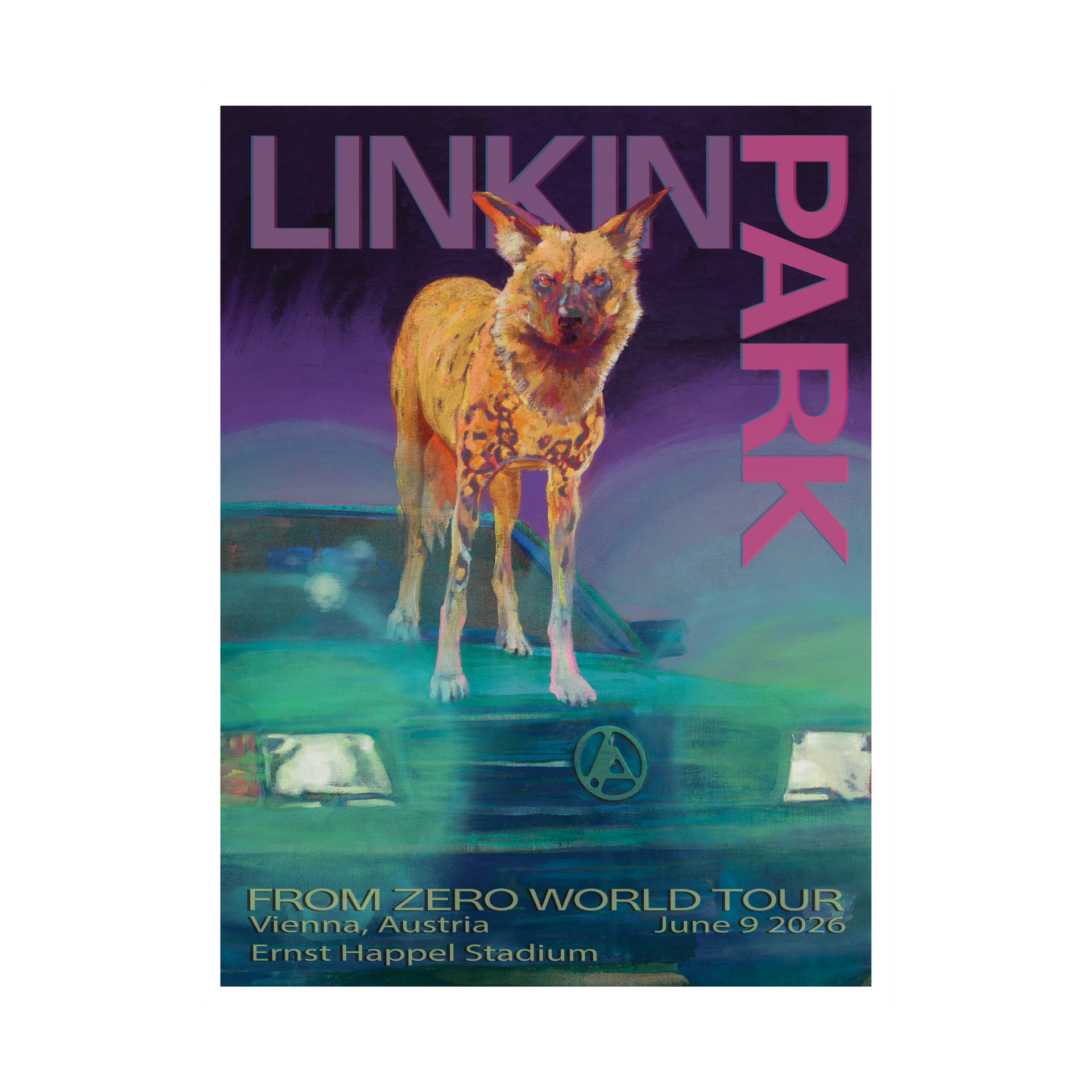 FZ 2026 Tour Vienna Poster (June 9th) - Sage Vaughn – Linkin Park UK