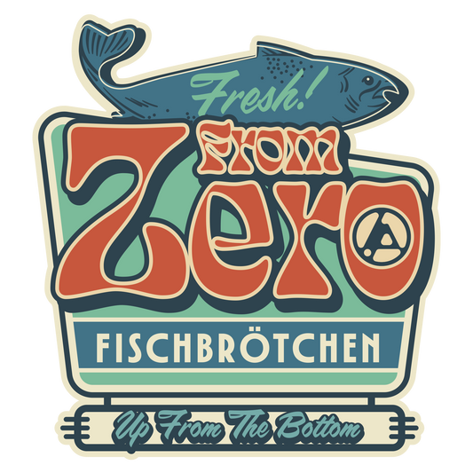 From Zero Fischbrötchen Green Sticker