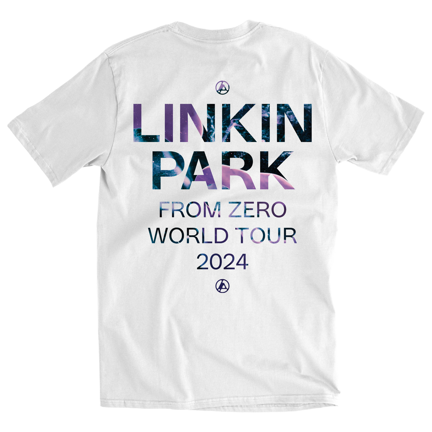 From Zero World Tour Texture Fill White Tee