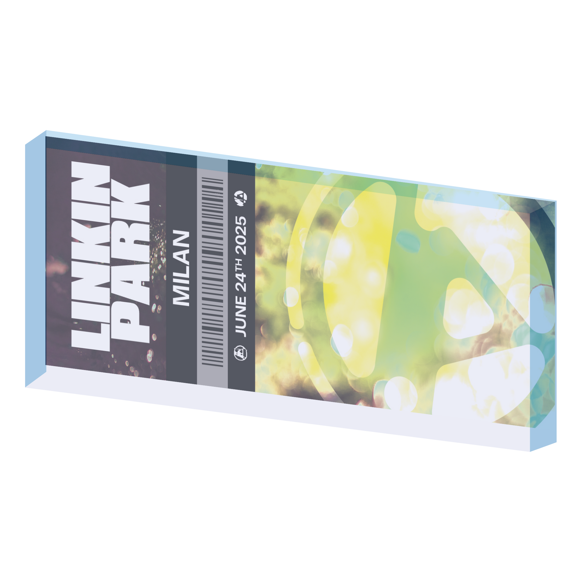 LINKIN PARK　TICKET MAGNET From Zero Commemorative Ticket Magnet Milan (June 24th