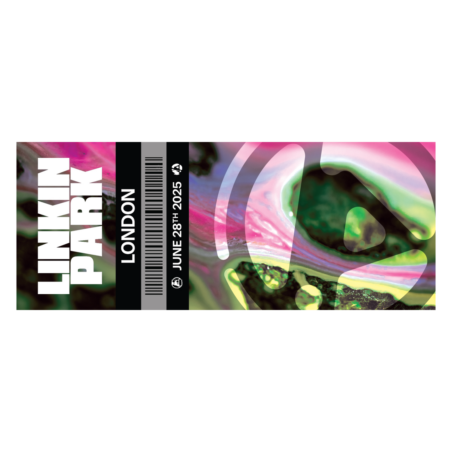 From Zero Commemorative Ticket Magnet London (June 28th)