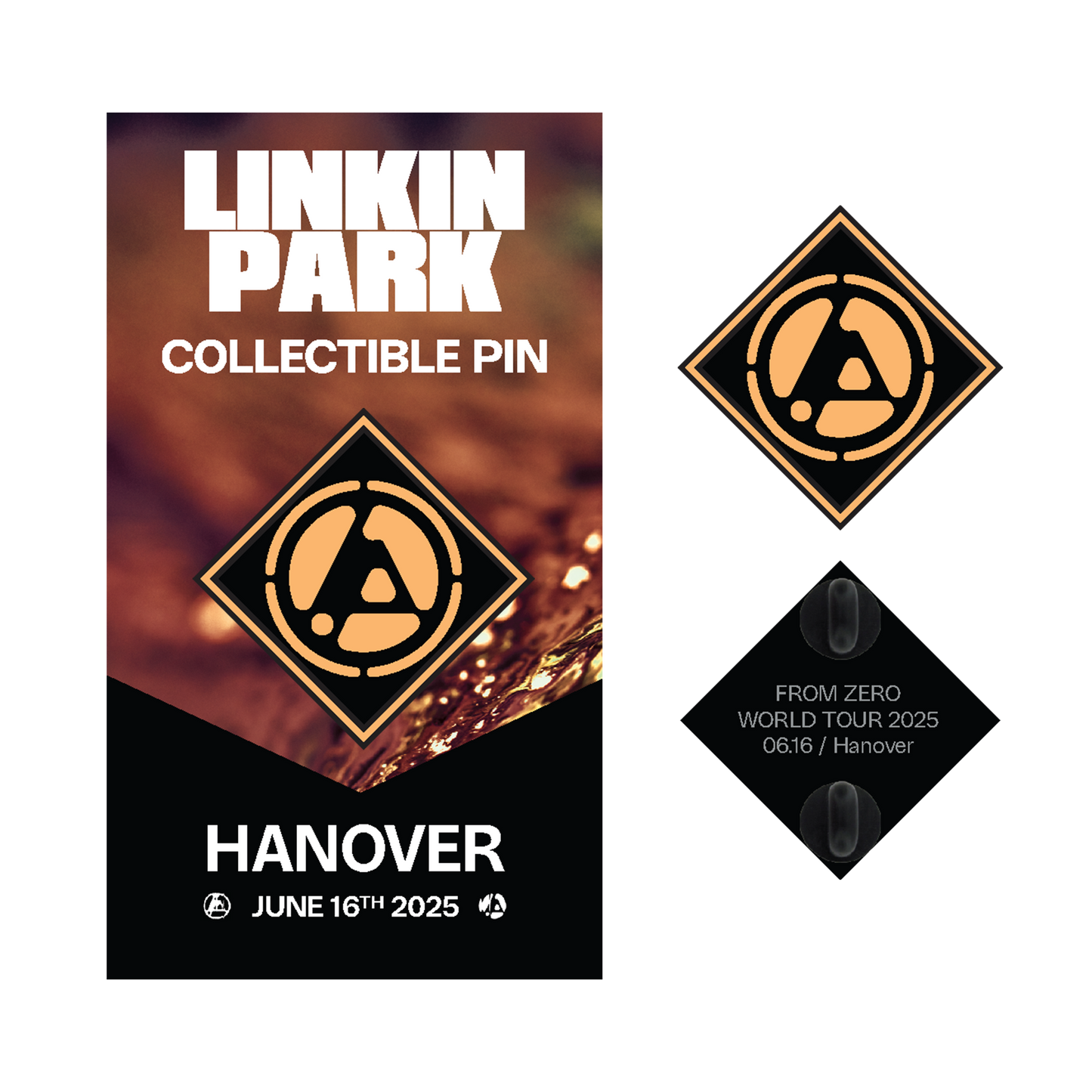 LP FZ Hanover Enamel Pin + Black Lanyard Bundle Pack (June 16th)