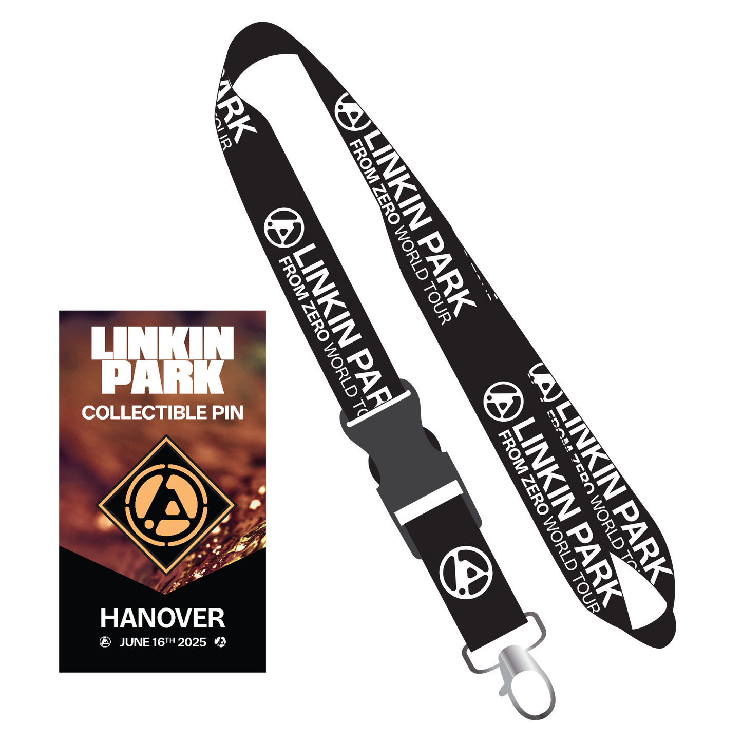 LP FZ Hanover Enamel Pin + Black Lanyard Bundle Pack (June 16th)
