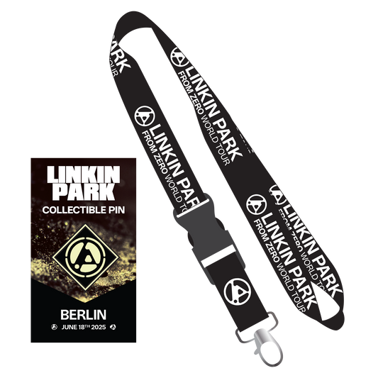LP FZ Berlin Enamel Pin + Black Lanyard Bundle Pack (June 18th)