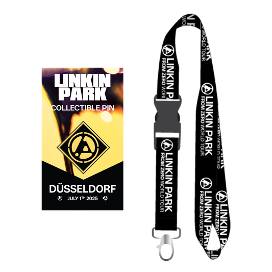LP FZ Dusseldorf Enamel Pin + Black Lanyard Bundle Pack (July 1st)