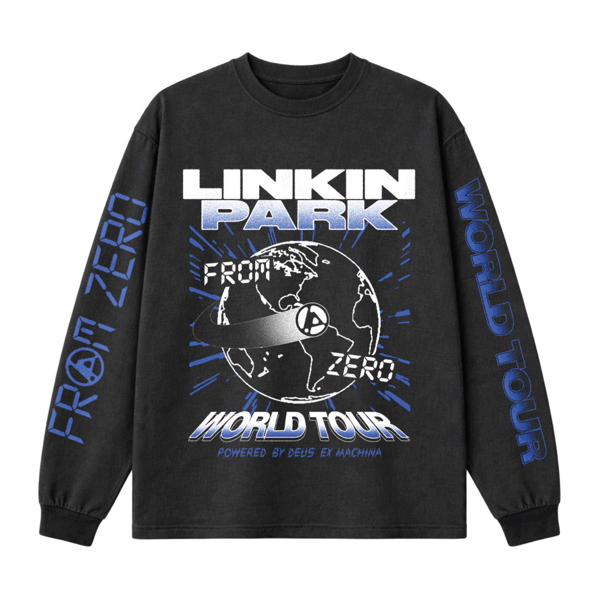 LP x DEUS FZ Countdown Black Long Sleeve Tee – Linkin Park UK LP x DEUS FZ Countdown Black Long Sleeve Tee – Linkin Park UK