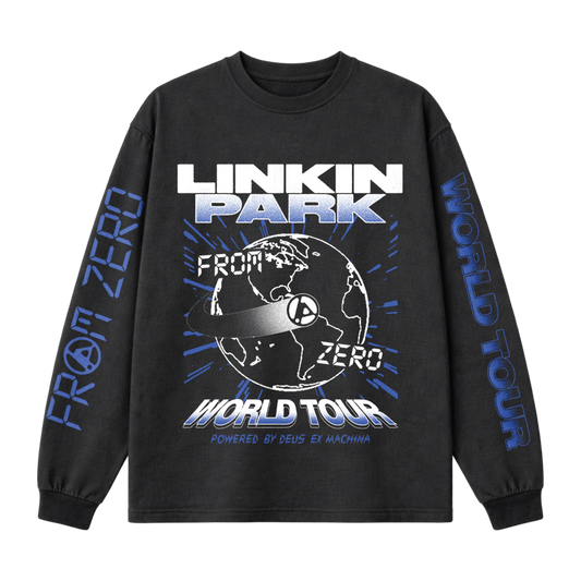LP x DEUS FZ Countdown Black Long Sleeve Tee