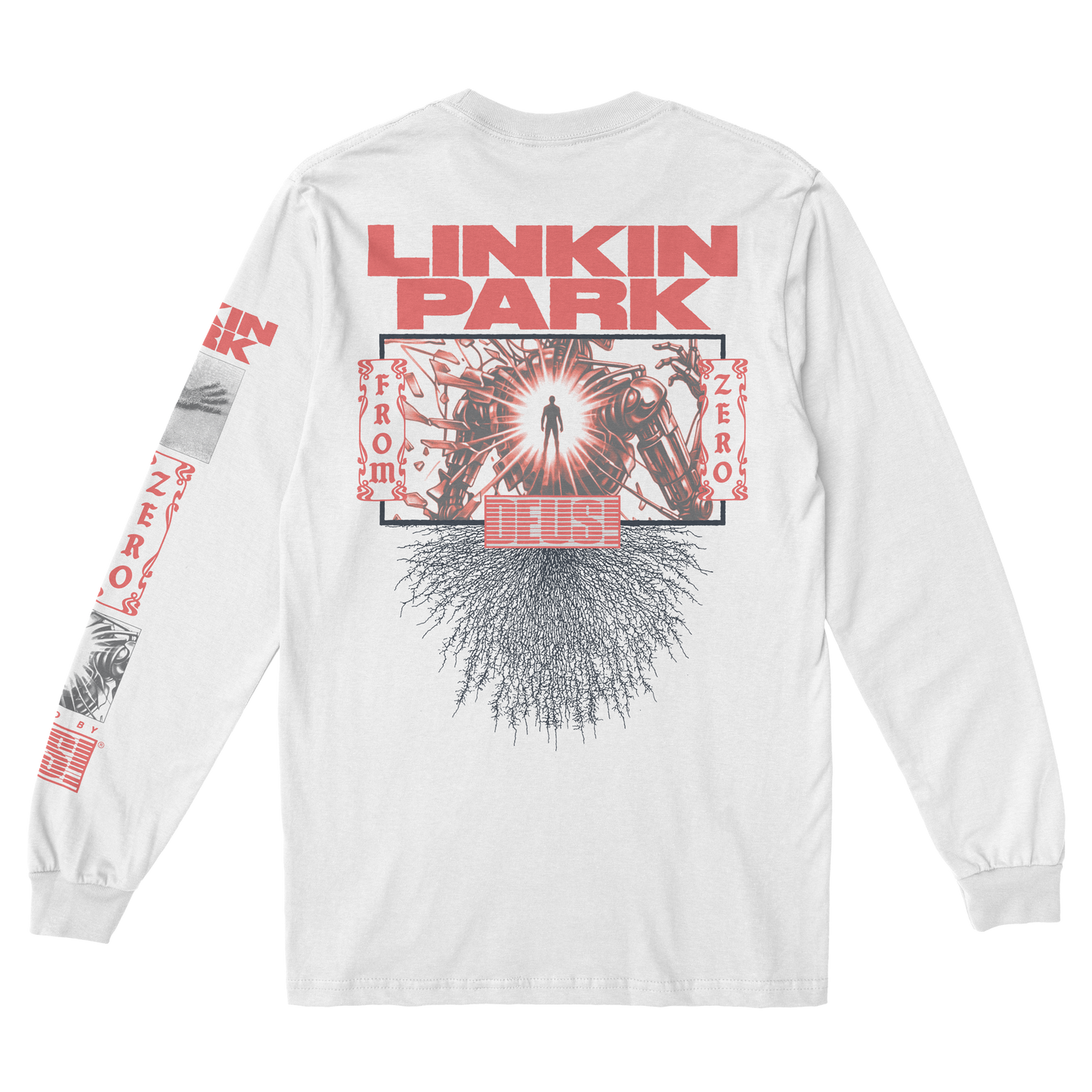 LP x DEUS Powered By White Long Sleeve Tee (Web Exclusive)