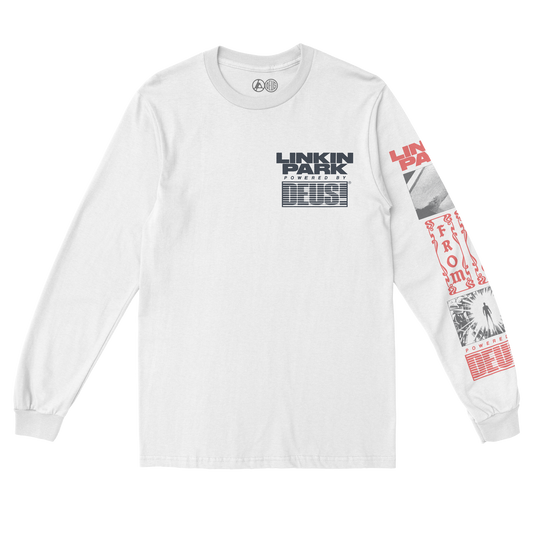 LP x DEUS Powered By White Long Sleeve Tee (Web Exclusive)