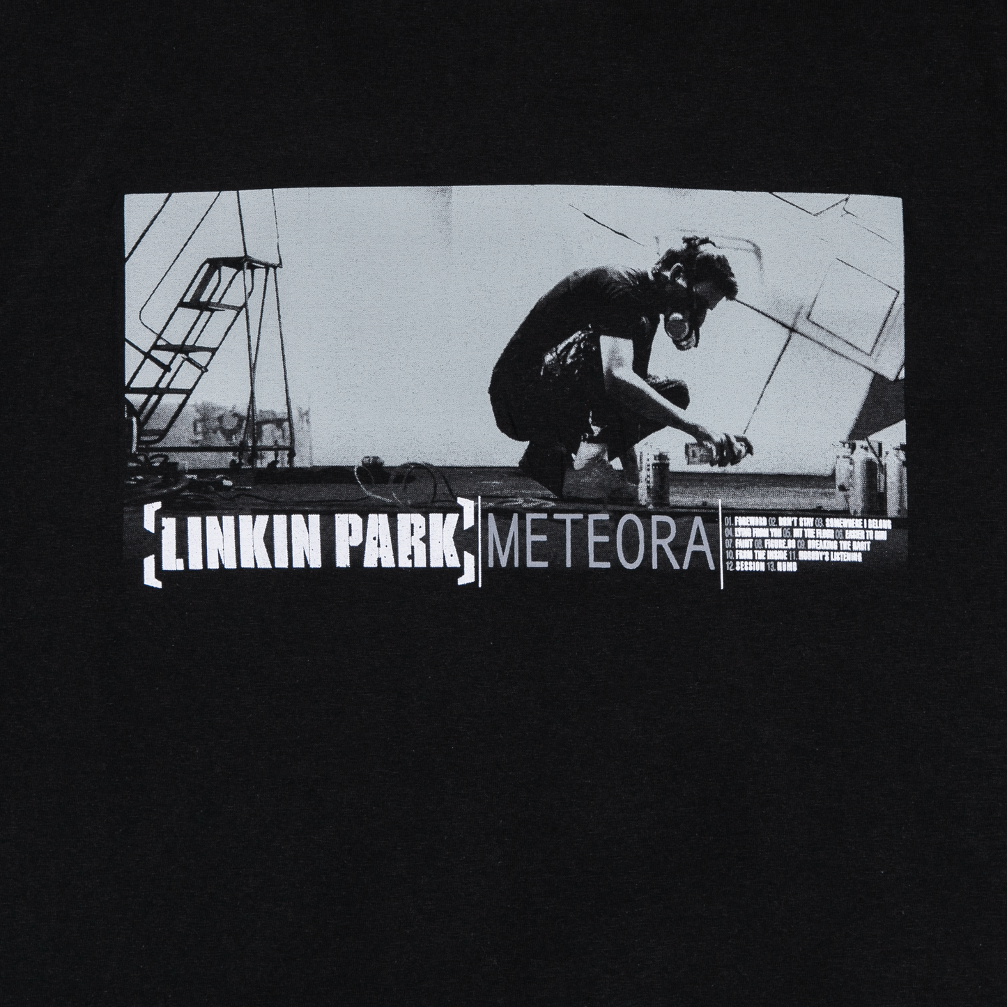Meteora Cover Black Tee